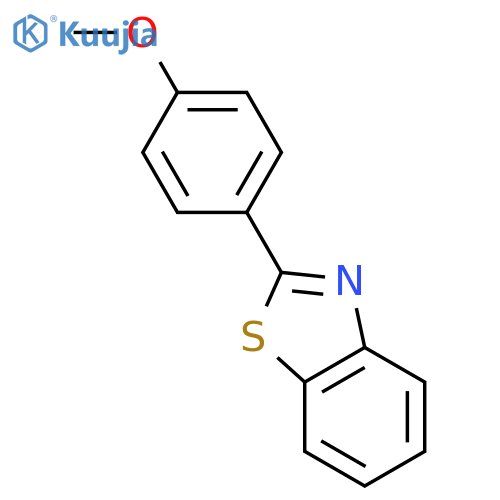 2-(4-Methoxyphenyl)benzothiazole structure