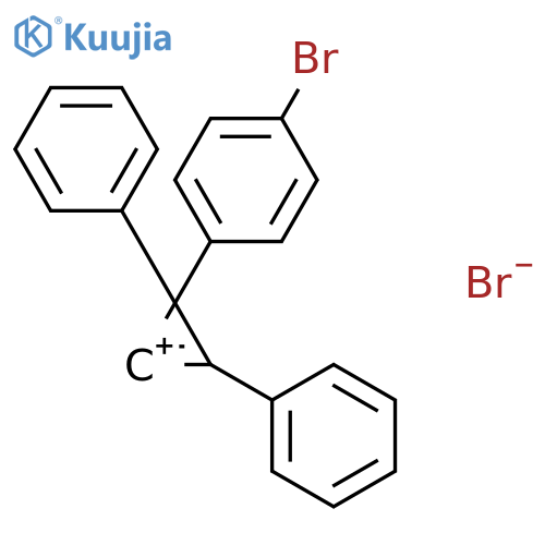 Cyclopropenylium, (4-bromophenyl)diphenyl-, bromide structure