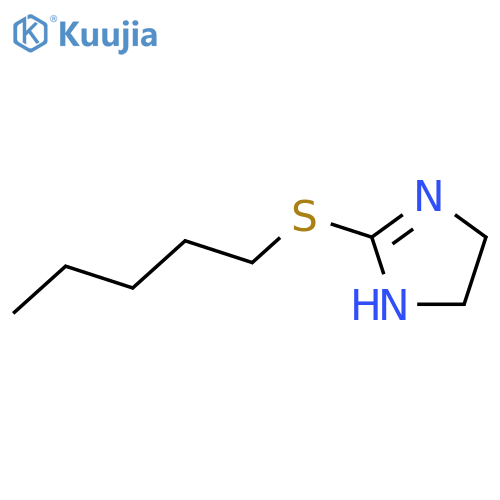 1H-Imidazole, 4,5-dihydro-2-(pentylthio)- structure