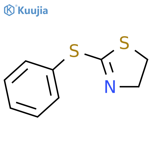 Thiazole, 4,5-dihydro-2-(phenylthio)- structure