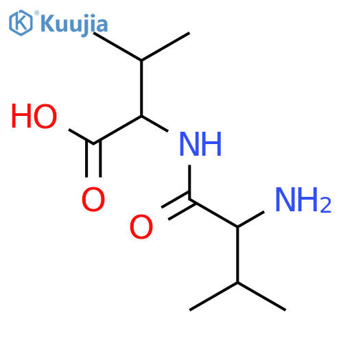 H-D-Val-D-Val-OH structure