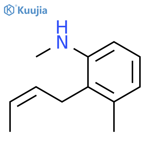 Benzenamine, 2-(2-butenyl)-N,3-dimethyl-, (Z)- (9CI) structure