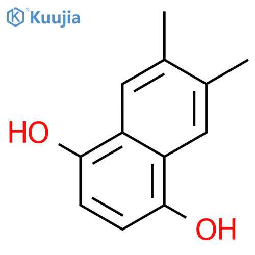 1,4-Naphthalenediol,6,7-dimethyl- structure