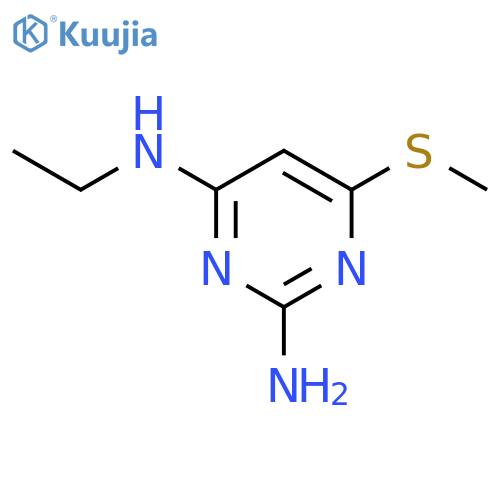2,4-Pyrimidinediamine,N4-ethyl-6-(methylthio)- structure