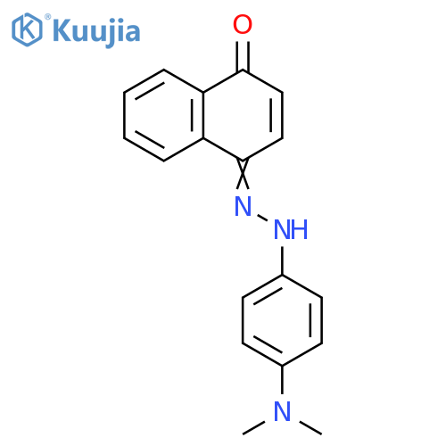 1,4-Naphthalenedione, mono[[4-(dimethylamino)phenyl]hydrazone] structure