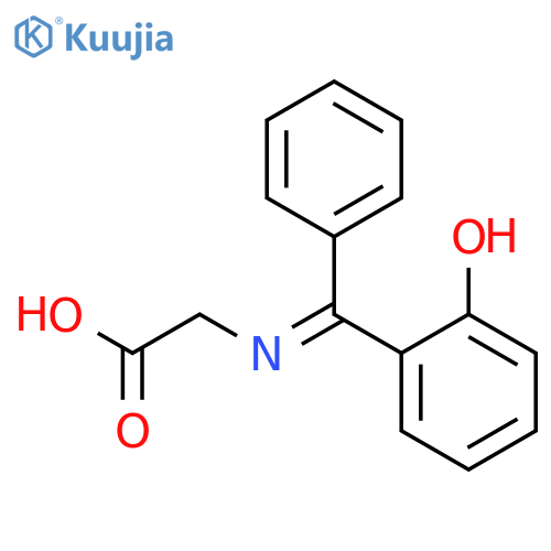 Glycine, N-[(2-hydroxyphenyl)phenylmethylene]- structure