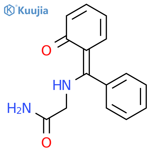 N~2~-[(Z)-(6-oxocyclohexa-2,4-dien-1-ylidene)(phenyl)methyl]glycinamide structure