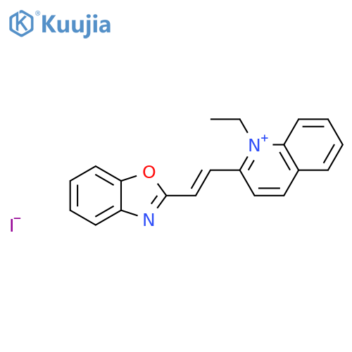 QUINOLINIUM, 2-[2-(2-BENZOXAZOLYL)ETHENYL]-1-ETHYL-, IODIDE structure