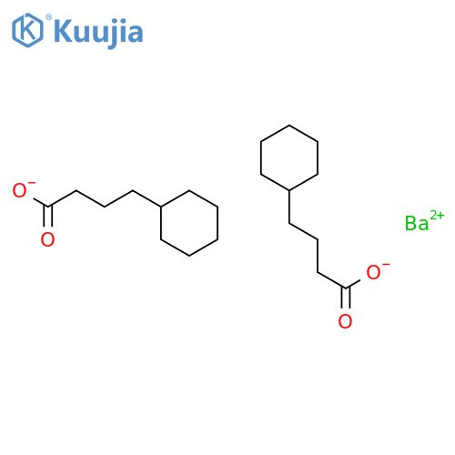 barium cyclohexanebutyrate (1:2) structure