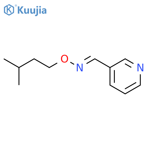 3-pyridinealdoxime o-isoamyl ether structure