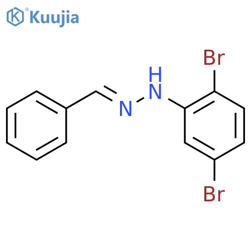 Benzaldehyde, (2,5-dibromophenyl)hydrazone structure
