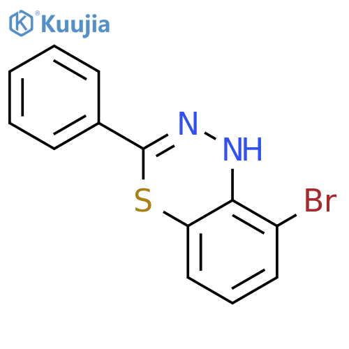 1H-4,1,2-Benzothiadiazine, 8-bromo-3-phenyl- structure