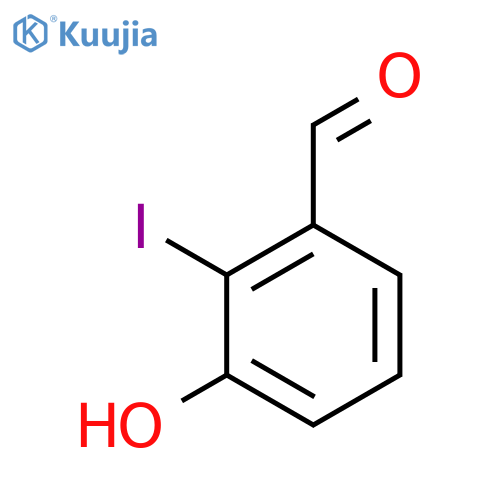 3-Hydroxy-2-iodobenzaldehyde structure