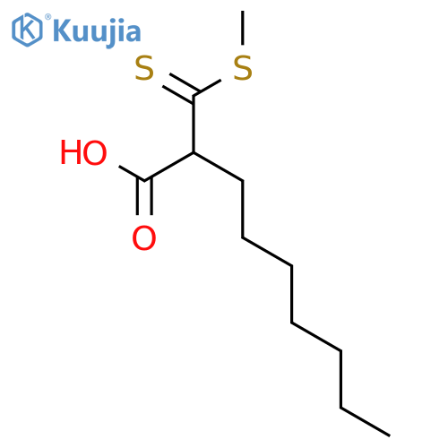 Nonanoic acid, 2-[(methylthio)thioxomethyl]- structure