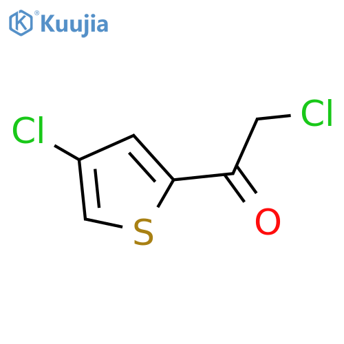 2-chloro-1-(4-chlorothiophen-2-yl)ethan-1-one structure
