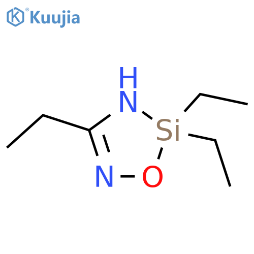1-Oxa-3,5-diaza-2-silacyclopent-4-ene, 2,2,4-triethyl- structure