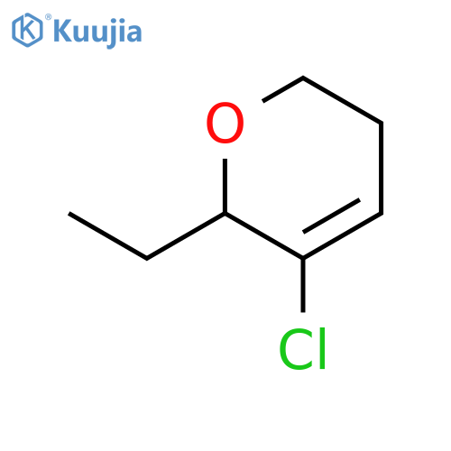2H-Pyran, 3-chloro-2-ethyl-5,6-dihydro- structure