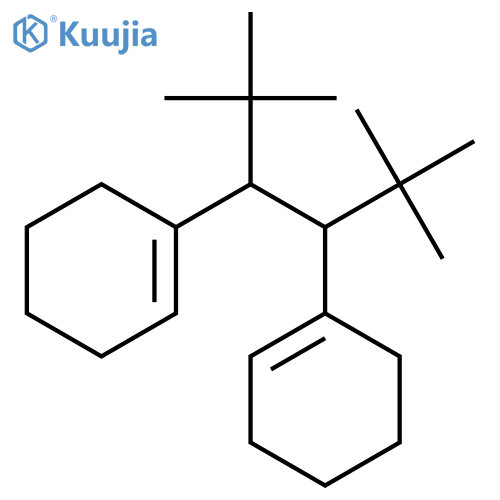 meso-3,4-di-1-cyclohexen-1-yl-2,2,5,5-tetramethylhexane structure