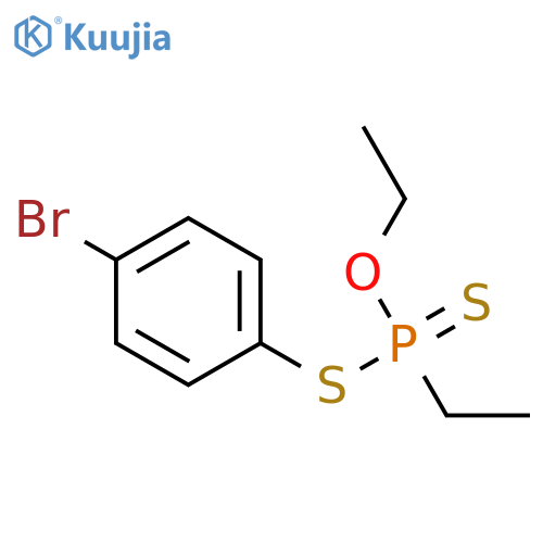Phosphonodithioic acid, ethyl-, S-(4-bromophenyl) O-ethyl ester structure