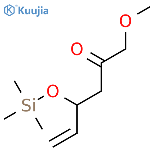 5-Hexen-2-one, 1-methoxy-4-[(trimethylsilyl)oxy]- structure