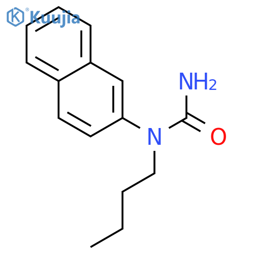 Urea, N-butyl-N-2-naphthalenyl- structure
