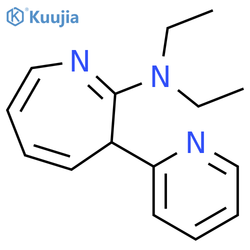 3H-Azepin-2-amine, N,N-diethyl-3-(2-pyridinyl)- structure