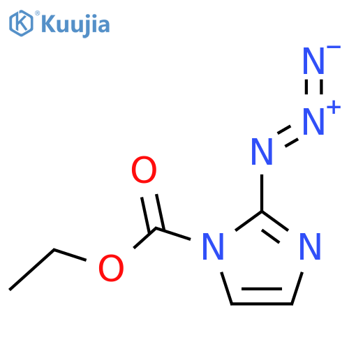 1H-Imidazole-1-carboxylic acid, 2-azido-, ethyl ester structure