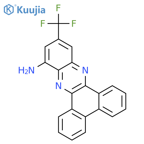 DIBENZO[A,C]PHENAZIN-10-AMINE, 12-(TRIFLUOROMETHYL)- structure