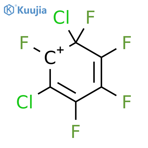 Cyclohexadienylium, 2,6-dichloro-1,3,4,5,6-pentafluoro- structure