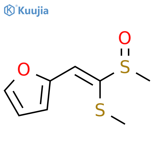 Furan, 2-[2-(methylsulfinyl)-2-(methylthio)ethenyl]-, (E)- (9CI) structure
