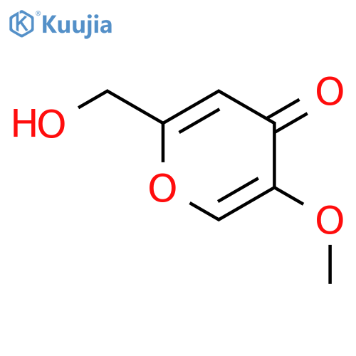 2-(Hydroxymethyl)-5-methoxy-4H-pyran-4-one structure