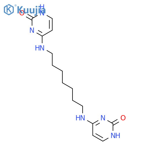 2(1H)-Pyrimidinone, 4,4'-(1,7-heptanediyldiimino)bis- structure