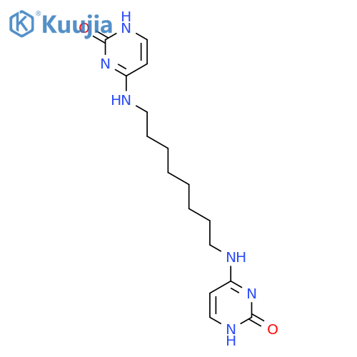 2(1H)-Pyrimidinone, 4,4'-(1,8-octanediyldiimino)bis- structure