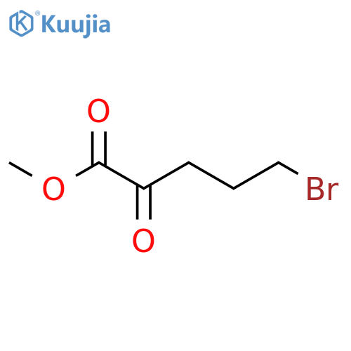 Pentanoic acid, 5-bromo-2-oxo-, methyl ester structure