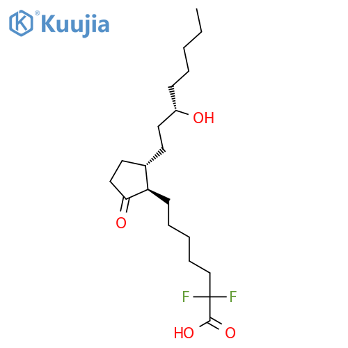 Prostan-1-oic acid, 2,2-difluoro-15-hydroxy-9-oxo-, (15S)- structure