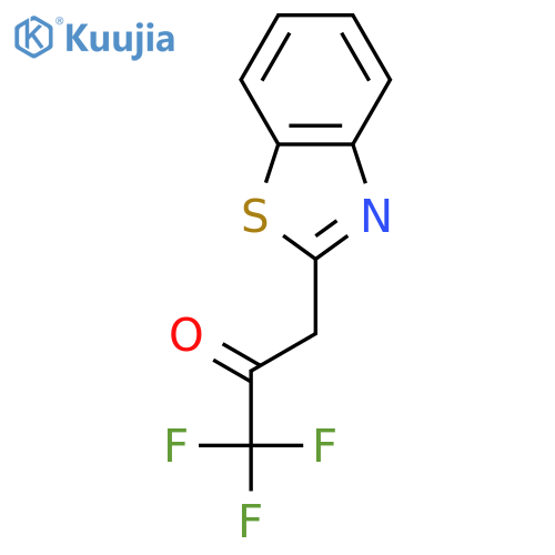 3-(1,3-benzothiazol-2-yl)-1,1,1-trifluoropropan-2-one structure