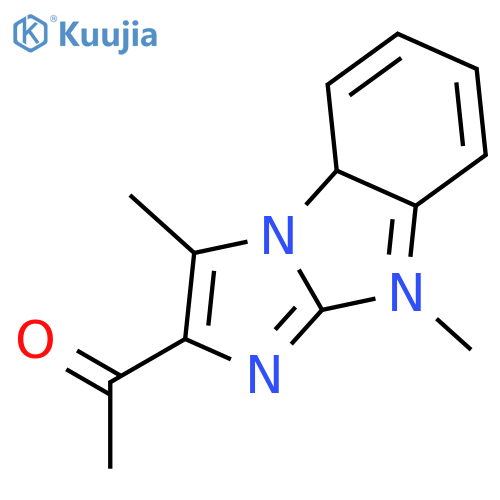 Ethanone, 1-(3,9-dimethyl-9H-imidazo[1,2-a]benzimidazol-2-yl)- structure