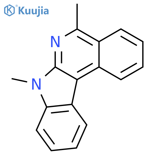 7H-Indolo[2,3-c]isoquinoline, 5,7-dimethyl- structure