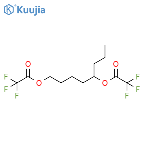 Acetic acid, trifluoro-, 1-propyl-1,5-pentanediyl ester structure