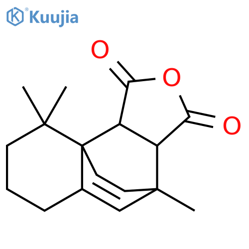 4H-4,9a-Ethanonaphtho[1,2-c]furan-1,3-dione, 3a,6,7,8,9,9b-hexahydro-4,9,9-trimethyl- structure
