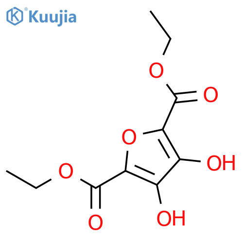 Diethyl 3,4-dihydroxyfuran-2,5-dicarboxylate structure