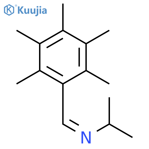 2-Propanamine, N-[(pentamethylphenyl)methylene]-, (Z)- structure