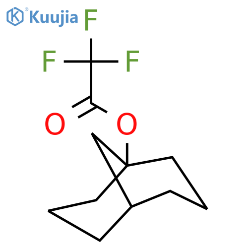 Acetic acid, trifluoro-, bicyclo[3.3.1]non-1-yl ester structure