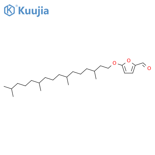 2-Furancarboxaldehyde, 5-[(3,7,11,15-tetramethylhexadecyl)oxy]- structure