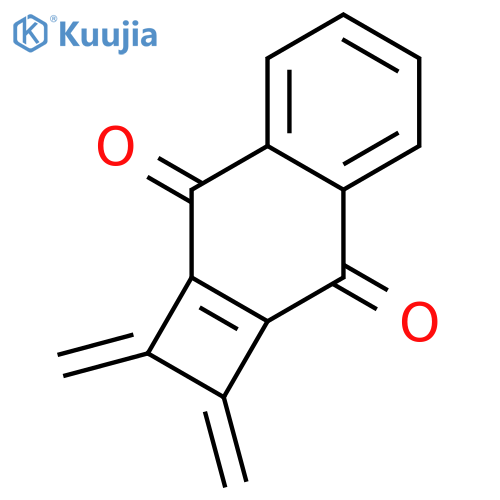Cyclobuta[b]naphthalene-3,8-dione, 1,2-dihydro-1,2-bis(methylene)- structure