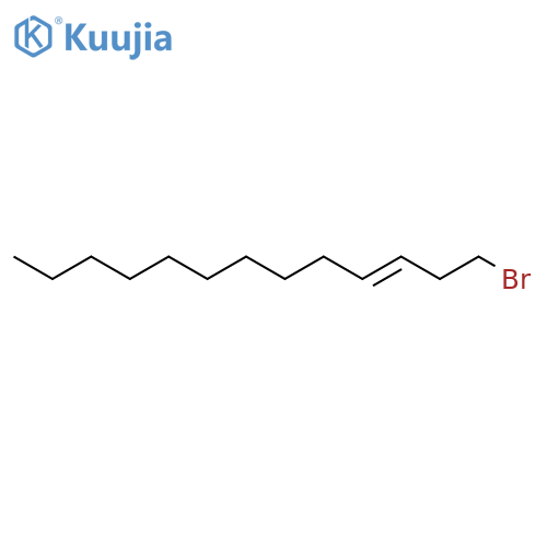 3-TRIDECENE, 1-BROMO-, (3E)- structure