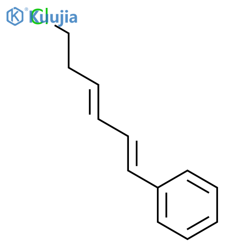 Benzene, [(1E,3E)-6-chloro-1,3-hexadienyl]- structure