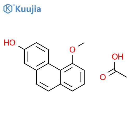 2-Phenanthrenol, 5-methoxy-, acetate structure