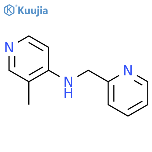 2-Pyridinemethanamine, N-(3-methyl-4-pyridinyl)- structure