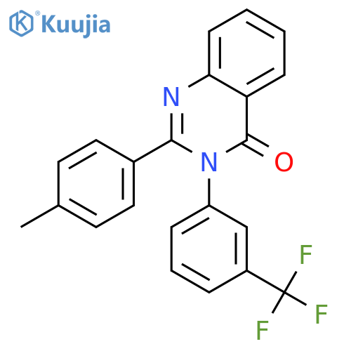 2-(4-methylphenyl)-3-[3-(trifluoromethyl)phenyl]-4(3H)-quinazolinone structure